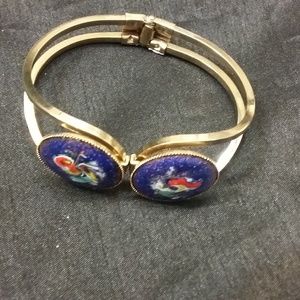 Vintage enamel bracelet
